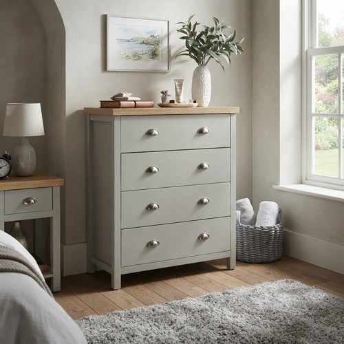 Durable drawer grey chest - 4,