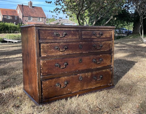 Antique oak chest drawers - antique, of
