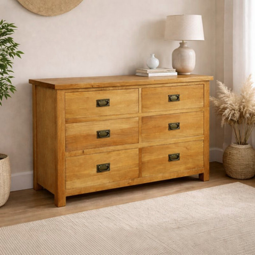 Oak drawer chest - chest, –