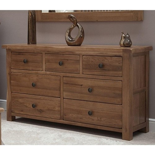Solid oak wide - solid, chest