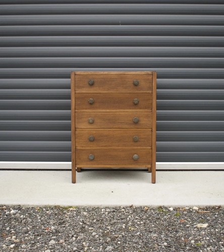 Mid century oak - , chest