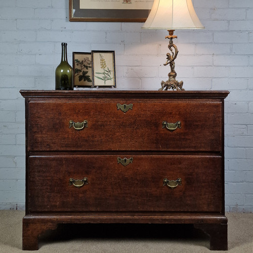 Antique oak chest - chest, drawers