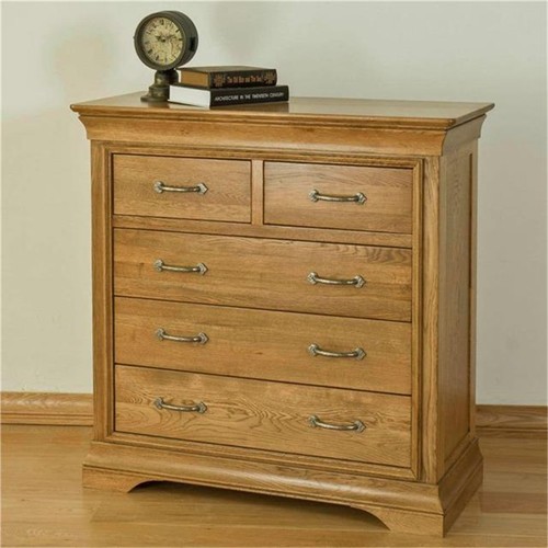 Solid oak over chest of - 3,