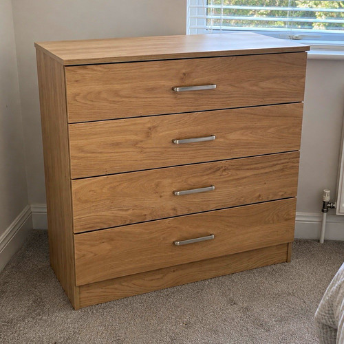 Oak effect drawer - drawer, of