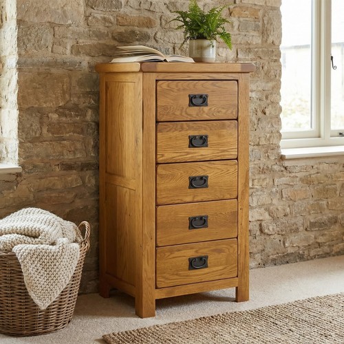 Chest drawers rustic oak - chest,