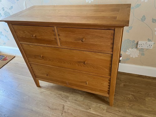 Oak chest drawers - chest, used