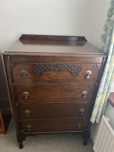 Jacobean revival oak - jacobean, chest
