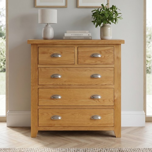 Cheshire chest drawers oak - drawers,