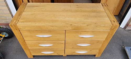 Oak furniture land chest - oak,
