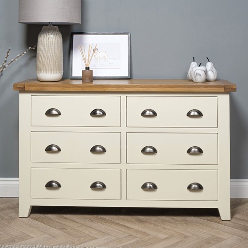 Painted cream oak - painted,