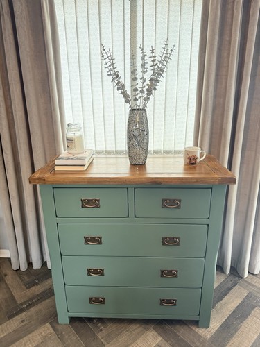 Chest drawers solid - drawers,, oak