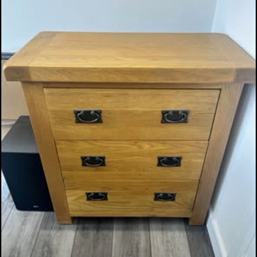 Oak drawer chest - chest, of