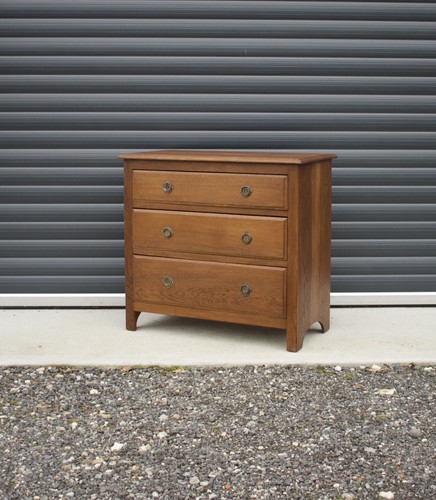 Antique solid oak - , chest