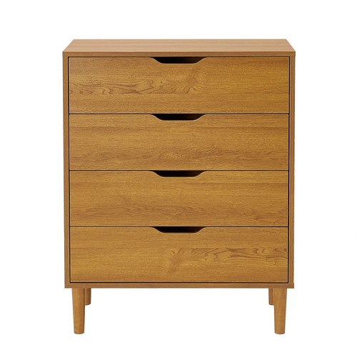 Elegant oak drawer chest - drawer,