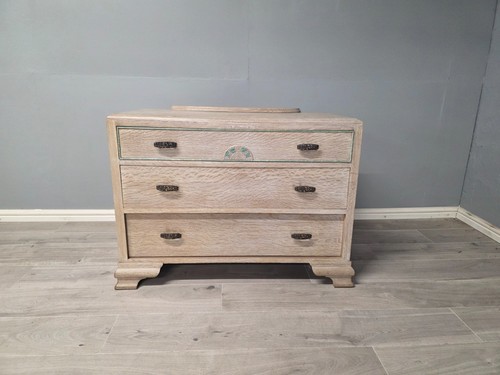 1930s limed oak art - limed,