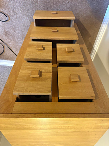 Light wood drawer chest - light,