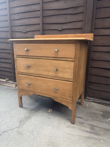 Vintage oak drawer chest - oak,