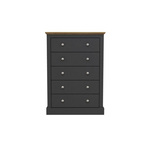 Devon drawer chest charcoal - 5,