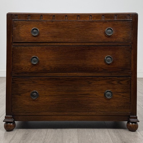 Antique oak chest - antique, |