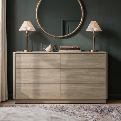 Modern light oak drawer - modern,