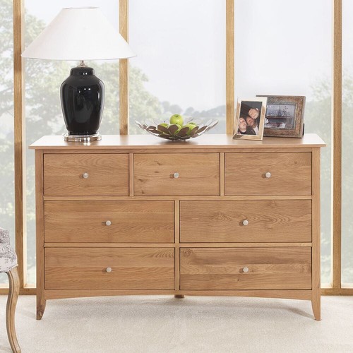 Oak chest drawers large - of,