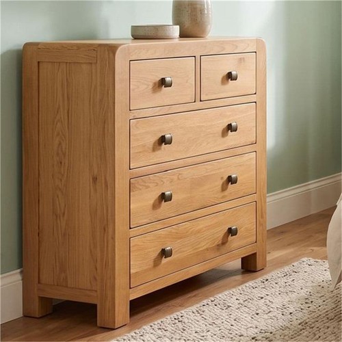 Oak over chest of drawers - 2,
