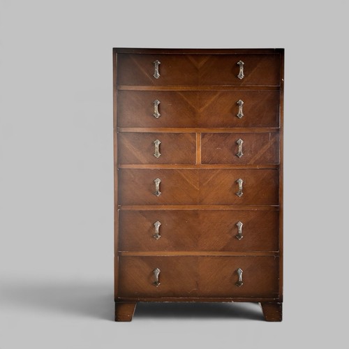Vintage oak tallboy - tallboy, of