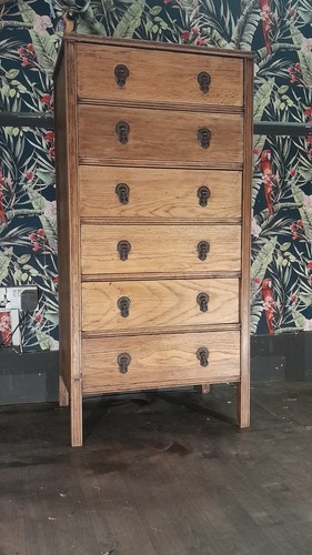 Vintage rustic oak - rustic, tall