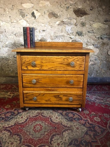 Vintage oak chest drawers - vintage, of
