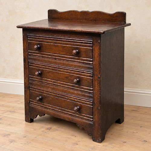 Ercol oak three - ercol, chest