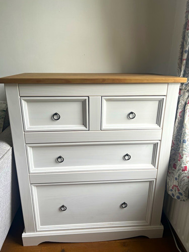 Solid pine wood - chest, of