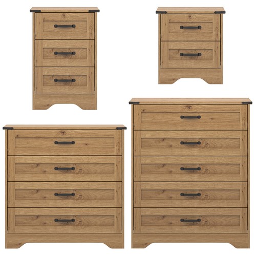 Panelled chest of - 2, 4