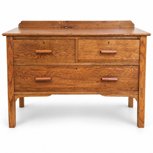 Antique oak drawer chest - oak,