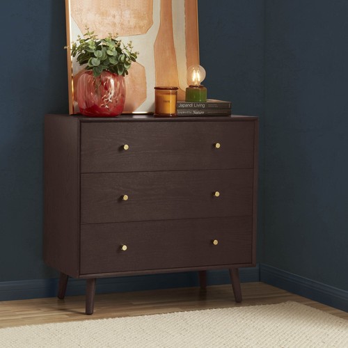 Dusk heidi oak drawer chest - oak,
