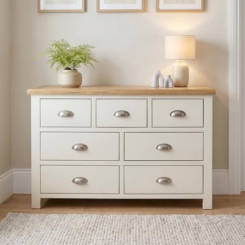 Chest drawers wide over - of,