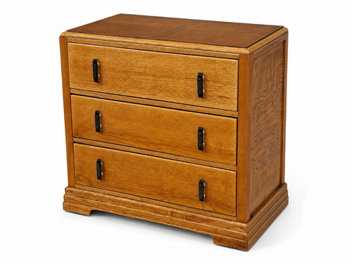 Restored narrow art deco - narrow, oak