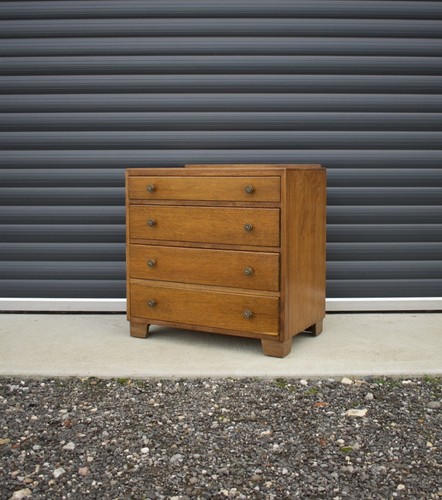 Early mid century oak chest - , of