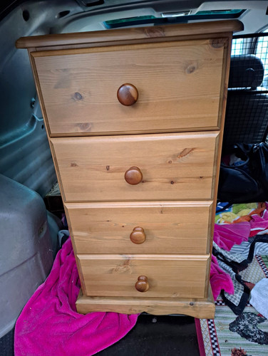 Solid wood pine drawer chest - wood,