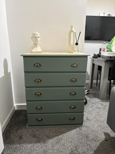 Solid pine chest drawers - chest, of