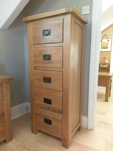 Large oak drawer chest - large,