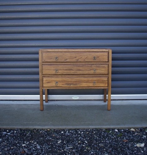 Antique oak chest drawer - chest, of